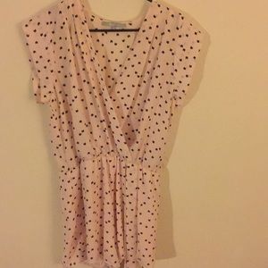 Pink kitty romper